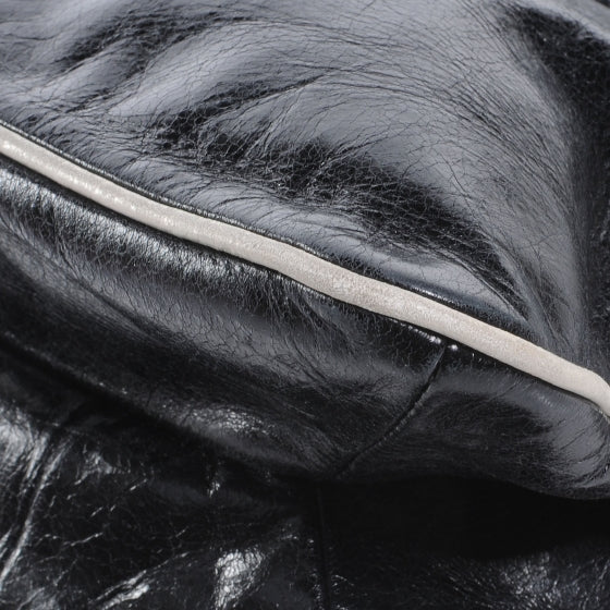 Prada Vitello Shine Borsa Cerniera Black Talco 6 of 11