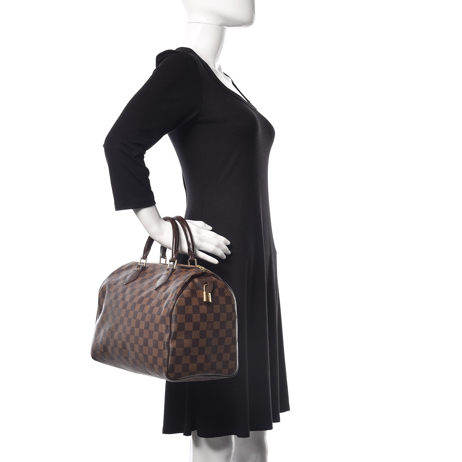 Louis Vuitton Damier Ebene Speedy 30 2 of 10