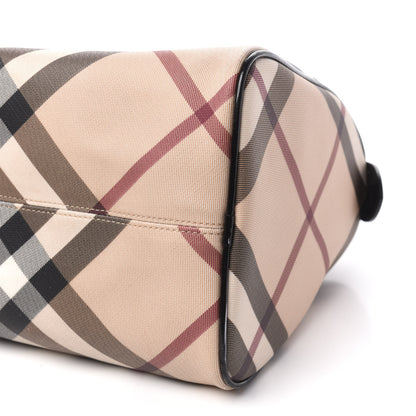 Burberry Nova Check Small Chester Bowling Bag Black 7 of 11