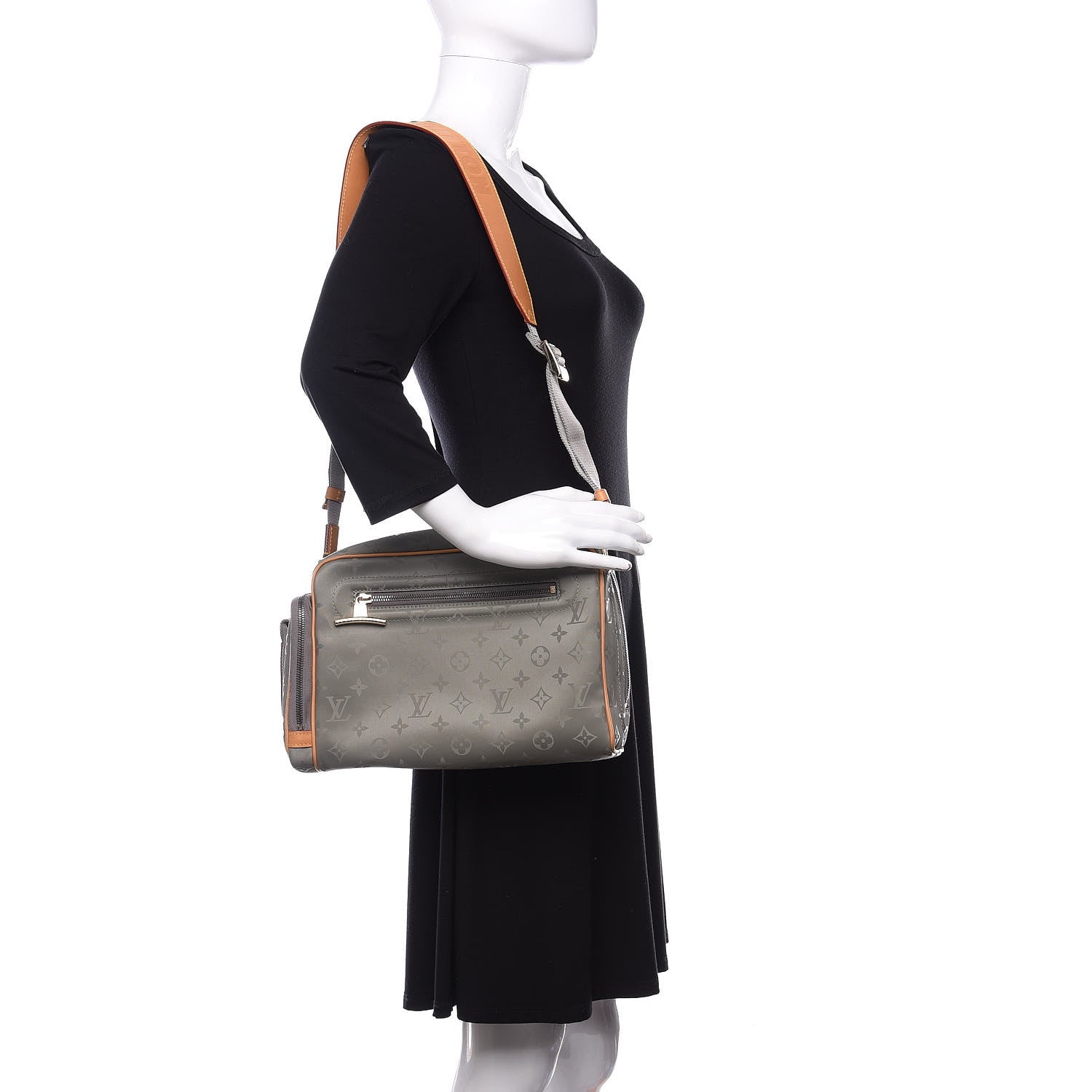 Louis Vuitton Monogram Titanium Camera Bag 2 of 10