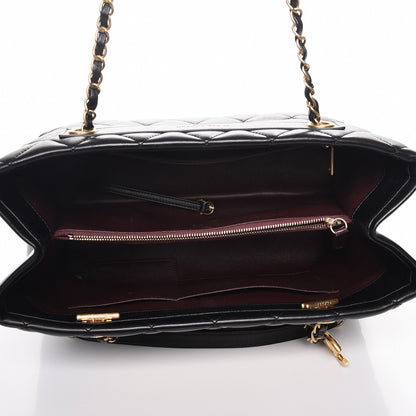 Chanel Lambskin Quilted Trendy CC Tote Black 5 of 8