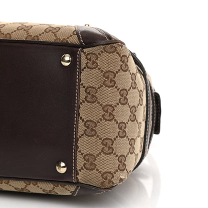 Gucci Monogram Large Wave Boston Dark Brown 9 of 13