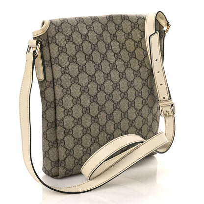 Gucci GG Plus Monogram Small Flap Messenger Bag Beige Off White 3 of 12