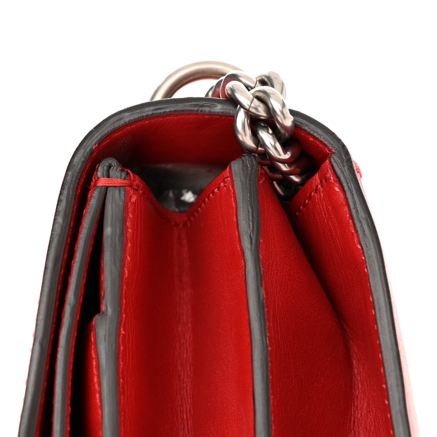 Calfskin Medium Dionysus Shoulder Bag Hibiscus Red