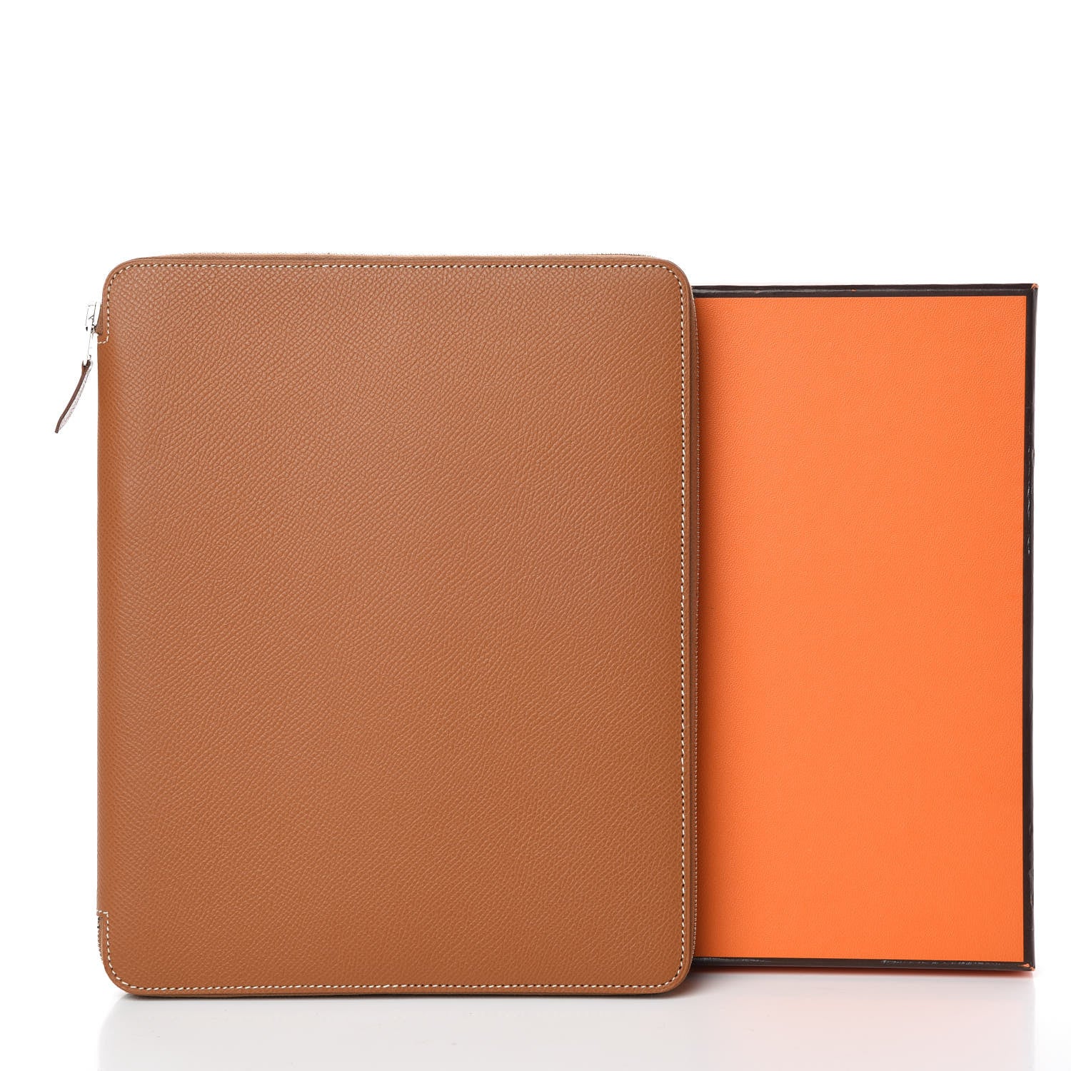 Hermes Epsom Globe Trotter Zip Agenda GM Gold 8 of 8