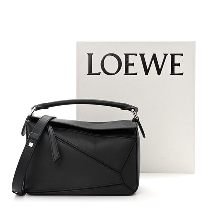 Loewe Calfskin Small Puzzle Bag Black 11 of 11