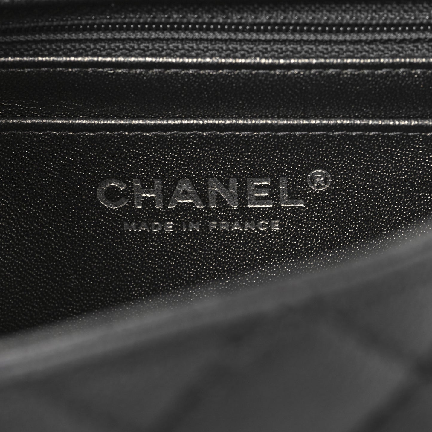 Metallic Sheepskin Quilted 2.55 Reissue Mini Flap Dark Grey
