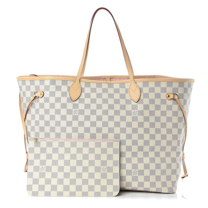 Louis Vuitton Damier Azur Neo Neverfull GM Rose Ballerine 1 of 12