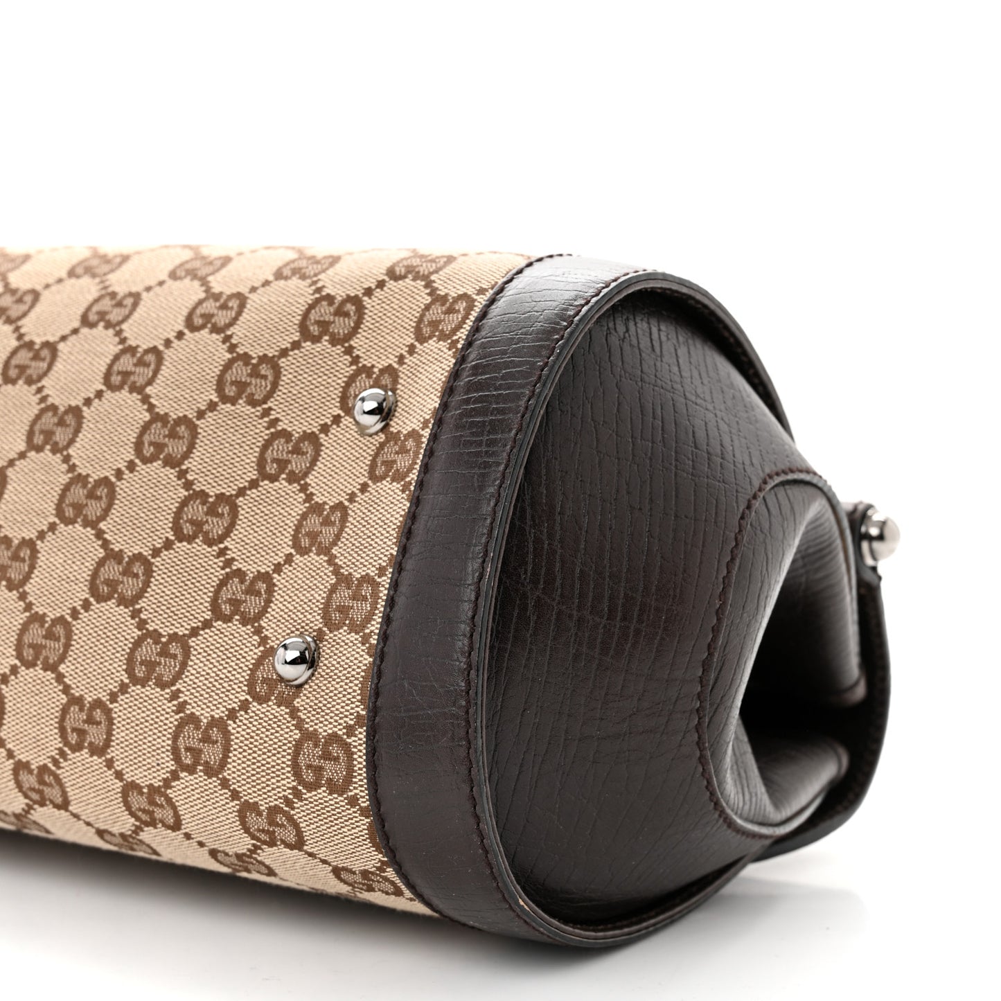 Monogram Bamboo Bullet Bag Dark Brown