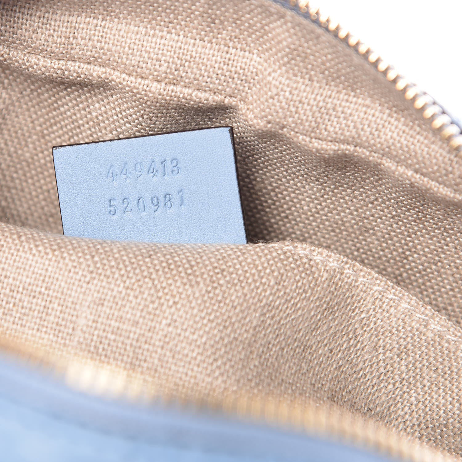 Gucci Microguccissima Mini Bree Messenger Bag Mineral Blue 7 of 9