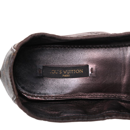 Louis Vuitton Monogram Suede Lucky Ballerina Flats 39 Brown 8 of 18