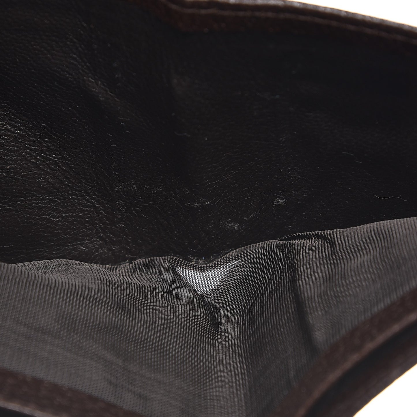 Mens Monogram Bi-Fold Wallet Dark Brown