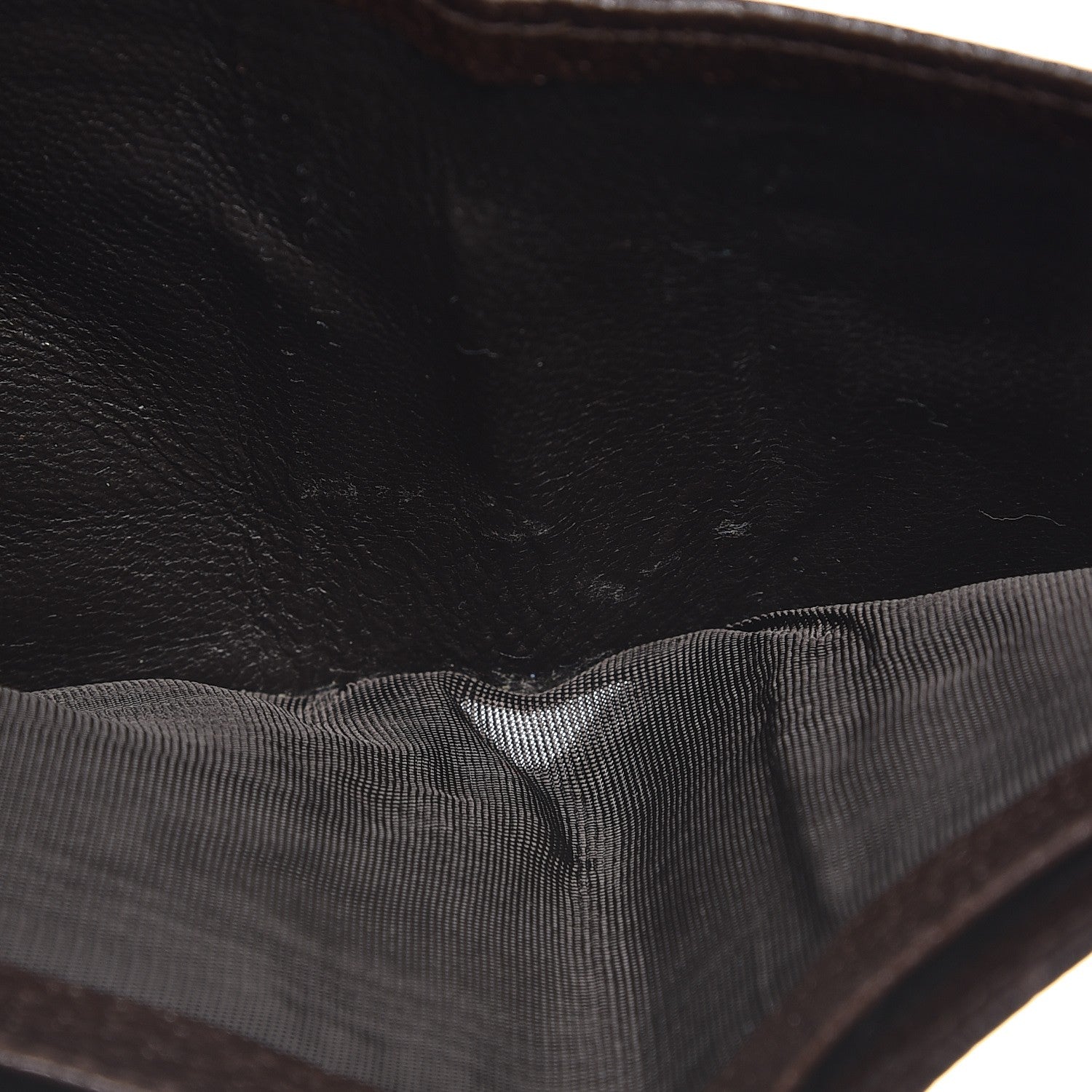 Gucci Mens Monogram Bi-Fold Wallet Dark Brown 7 of 10