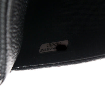 Chanel Caviar Quilted Boy Wallet On Chain WOC Black 8 of 8