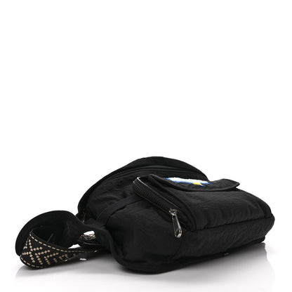 Gucci Nylon 80s Logo Patch Belt Bag Black 4 of 9