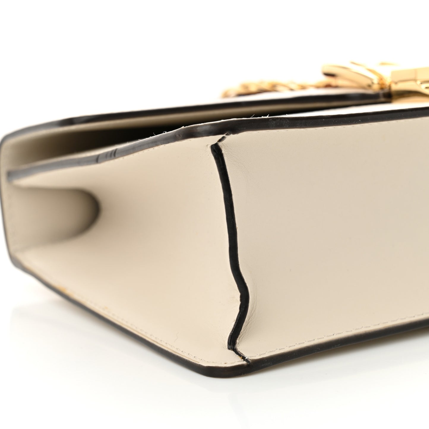 Calfskin Small Sylvie Shoulder Bag Off White