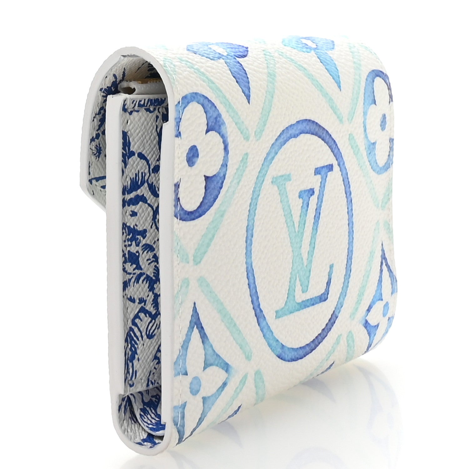 Louis Vuitton Monogram Tiles By The Pool Victorine Wallet Blue 3 of 6