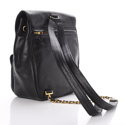 Chanel Caviar Drawstring Backpack Black 3 of 8