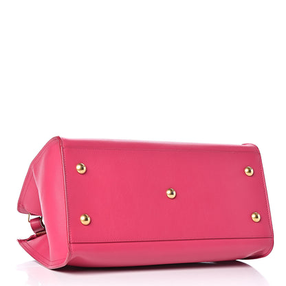 Saint Laurent Calfskin Small Classic Y Cabas Fuchsia 4 of 12