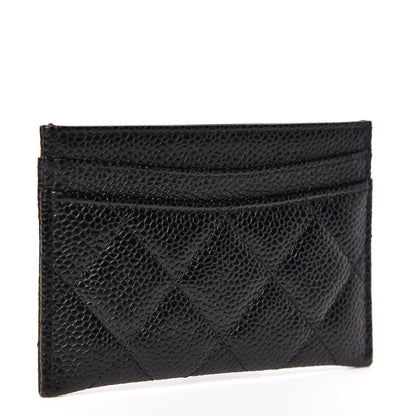 Chanel Caviar Quilted Card Holder Black 3 of 10