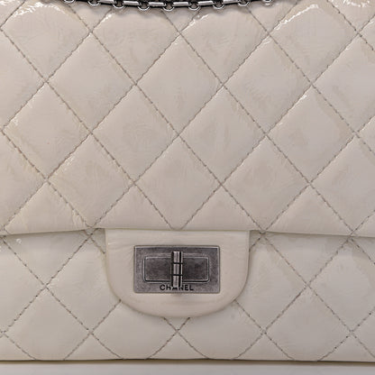 Chanel Distressed Patent Quilted 2.55 Reissue Flap 227 White 18 of 19