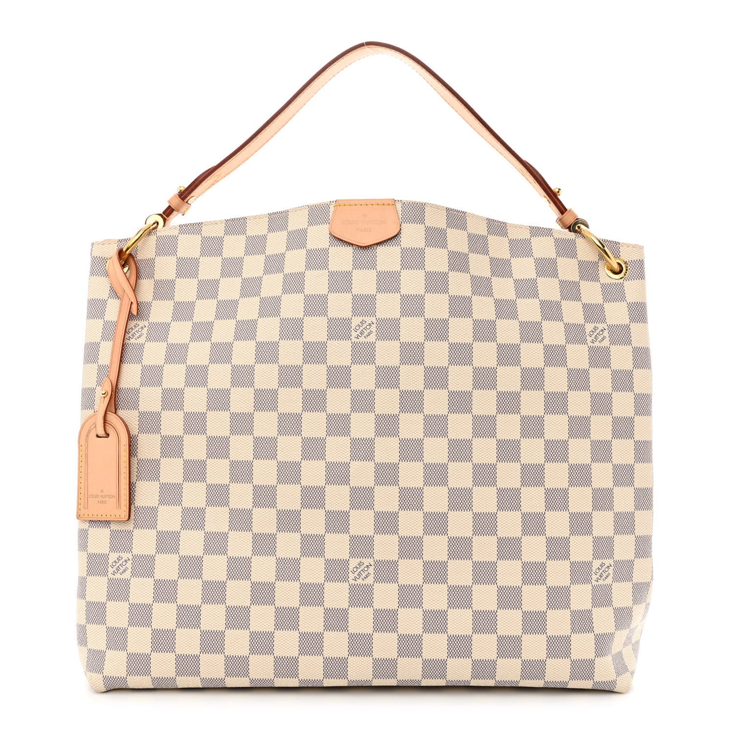 Damier Azur Graceful MM Rose Ballerine