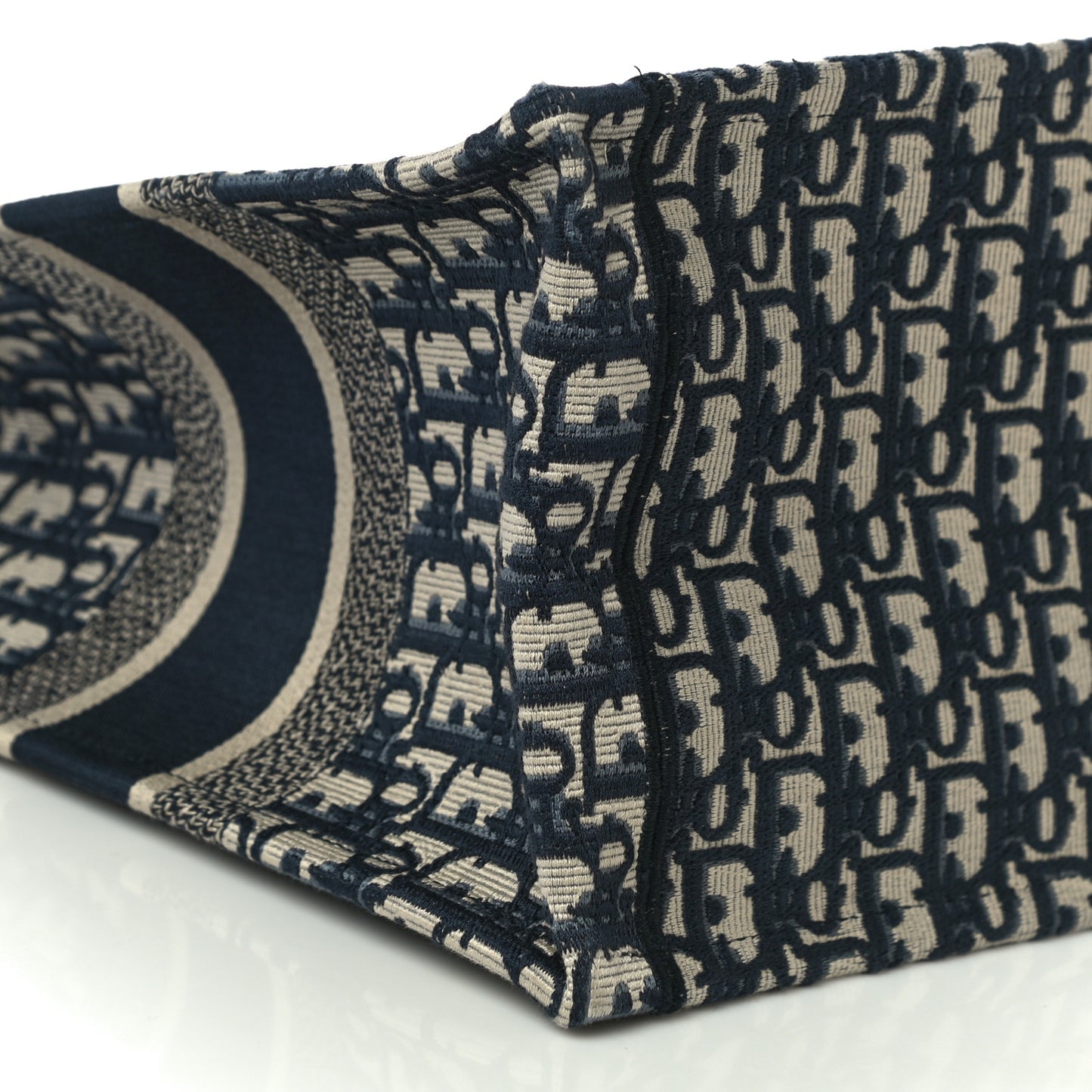 Oblique Medium Book Tote Blue Multicolor