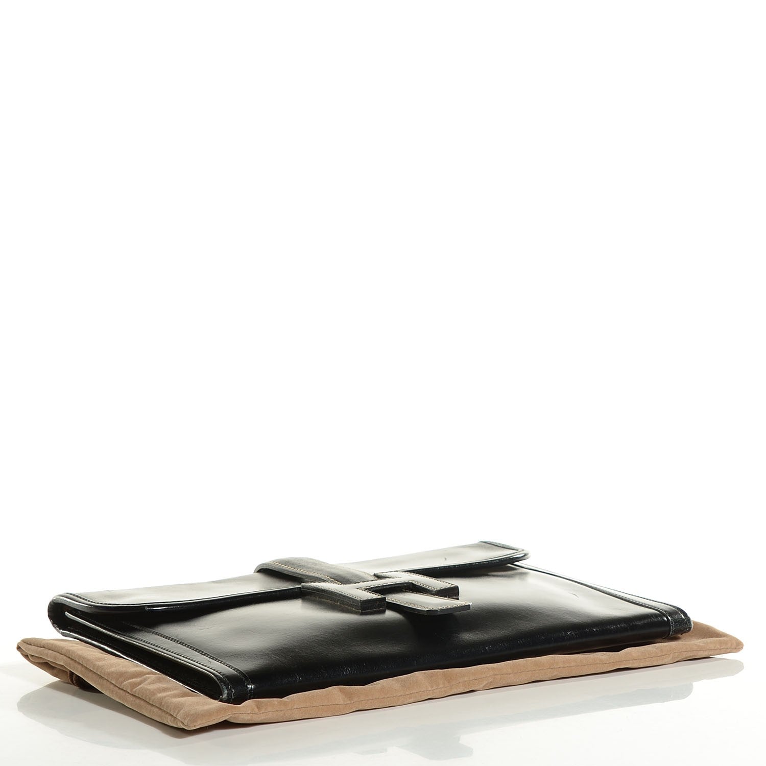 Hermes Veau Box Jige PM Clutch Black 7 of 14