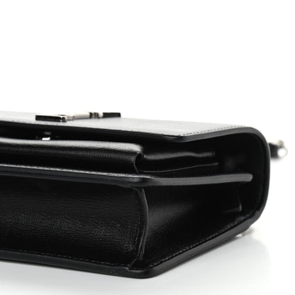Saint Laurent Calfskin Monogram Sunset Chain Wallet Black 10 of 11