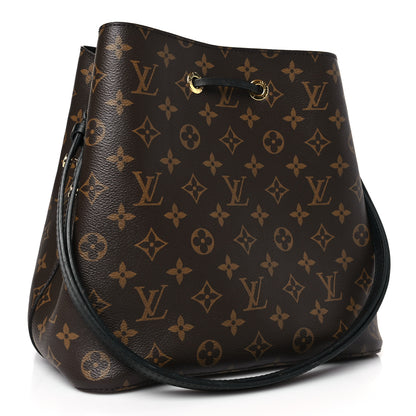 Louis Vuitton Monogram Neonoe MM Black 3 of 9