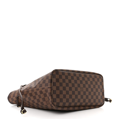 Louis Vuitton Damier Ebene Neo Neverfull MM Rose Ballerine 5 of 12