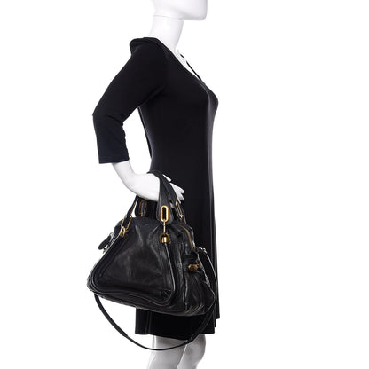 Chloe Calfskin Medium Paraty Black 3 of 15