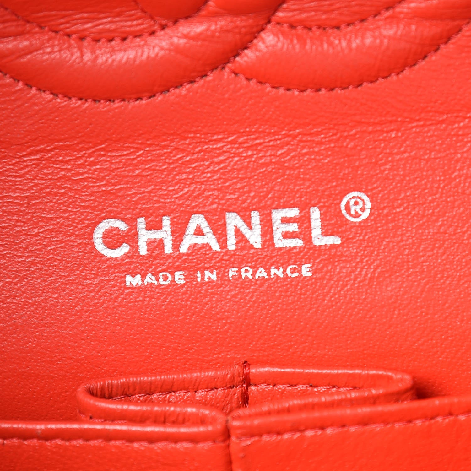 Chanel Lambskin Perforated Medium Double Flap Red 6 of 14