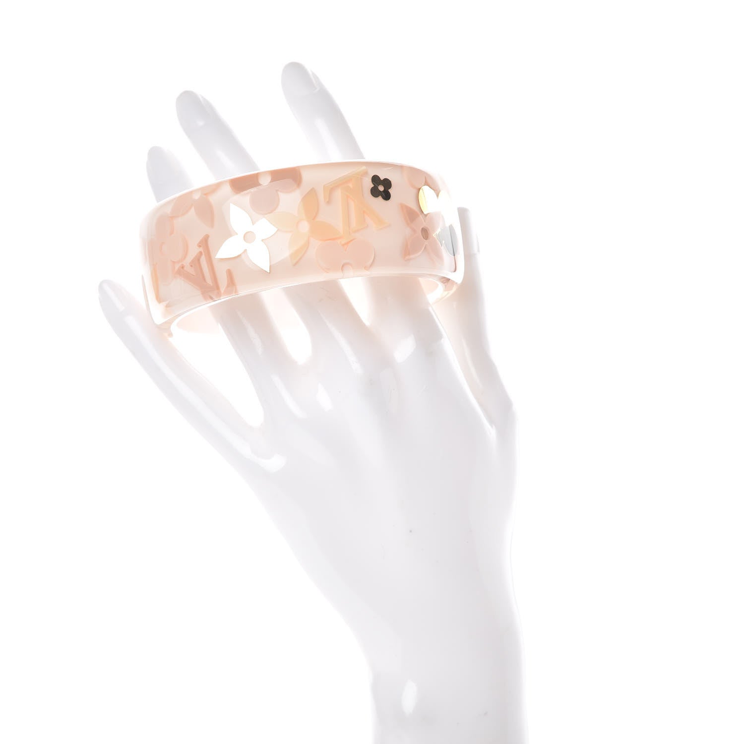 Louis Vuitton Resin Farandole Bracelet Large Pink 2 of 5