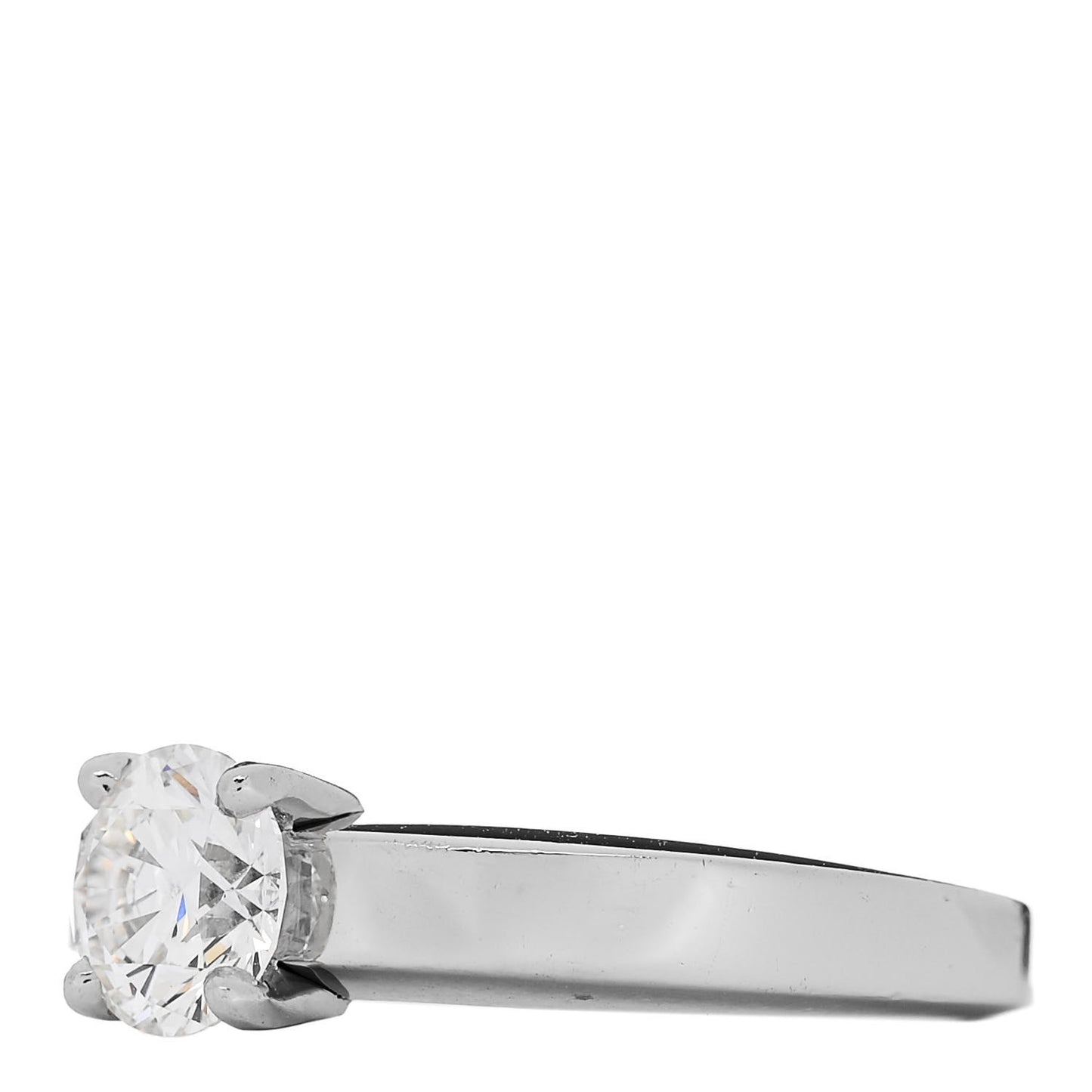 Platinum Diamond 1.04ct Solitaire Engagement Ring 54 6.75