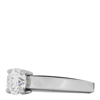 Cartier Platinum Diamond 1.04ct Solitaire Engagement Ring 54 6.75 4 of 6