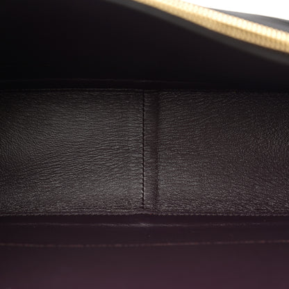 Celine Shiny Smooth Calfskin Medium Frame Shoulder Bag Velvet Desert 5 of 10