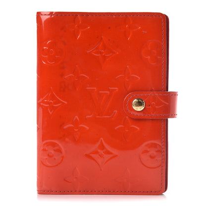Louis Vuitton Vernis Small Ring Agenda Cover Red 1 of 14