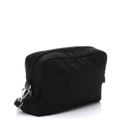 Prada Tessuto Nylon Saffiano Wristlet Black 3 of 11