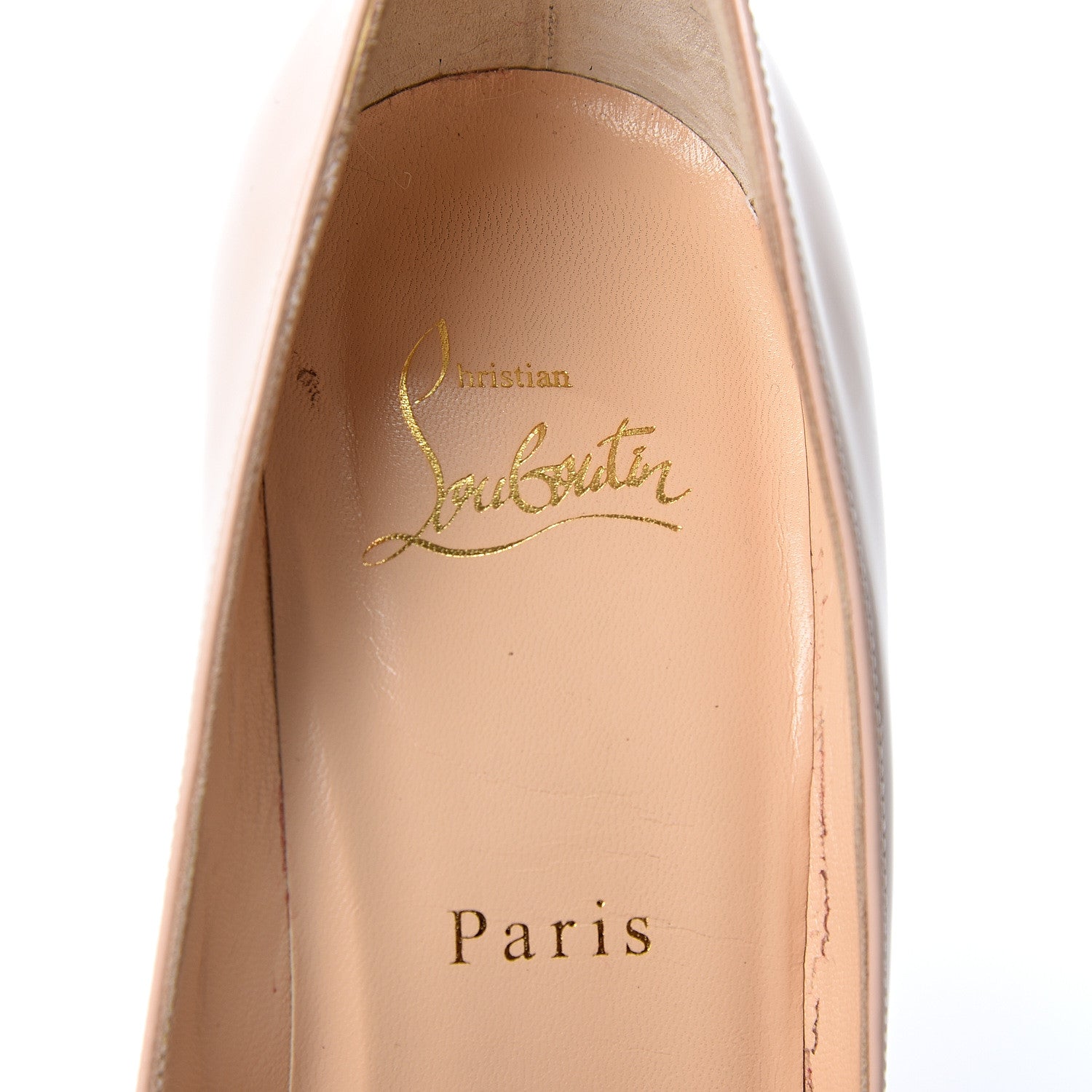 Christian Louboutin Patent Pigalle Follies 100 Pumps 38 Ballerina 8 of 9
