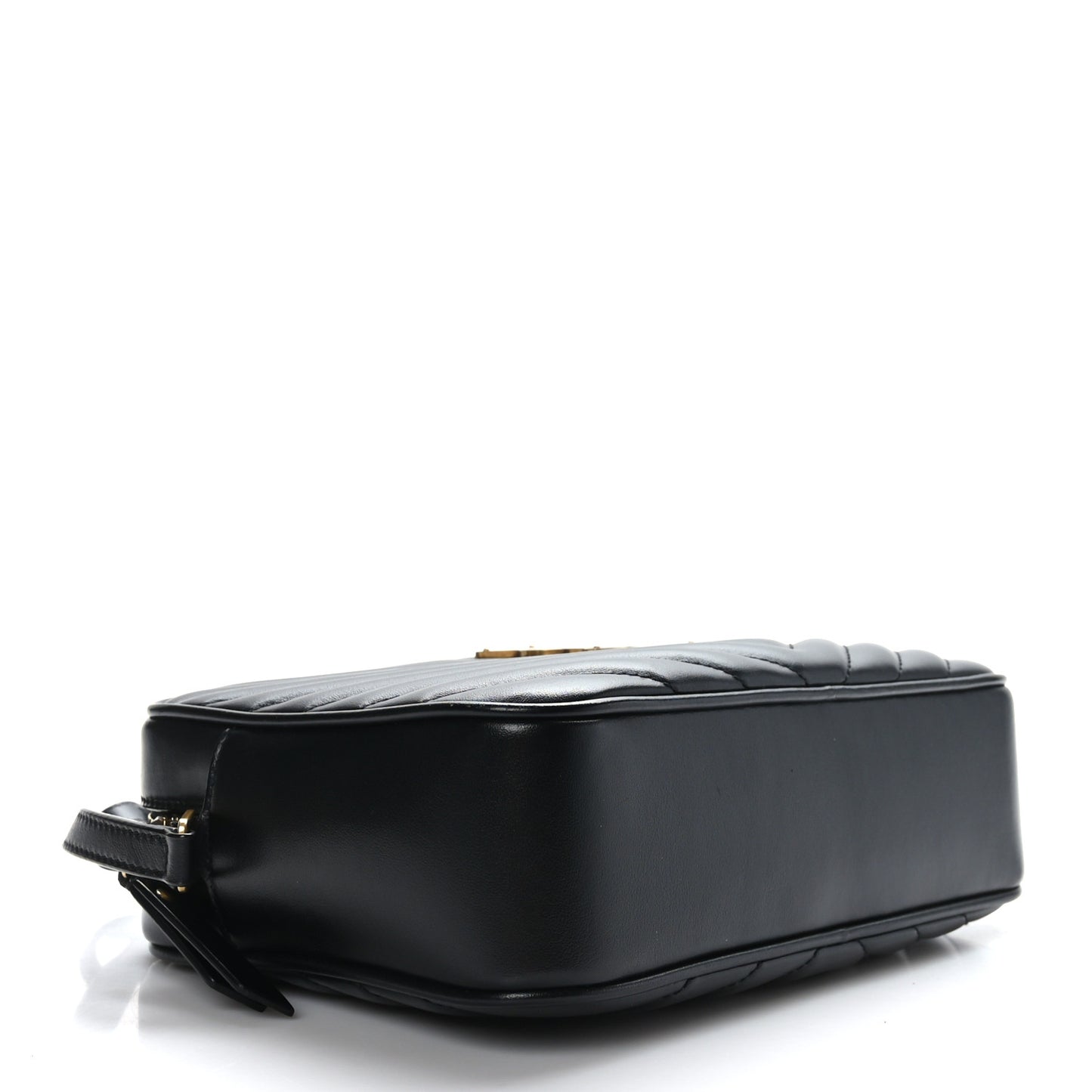 Calfskin Matelasse Monogram Lou Camera Bag Black
