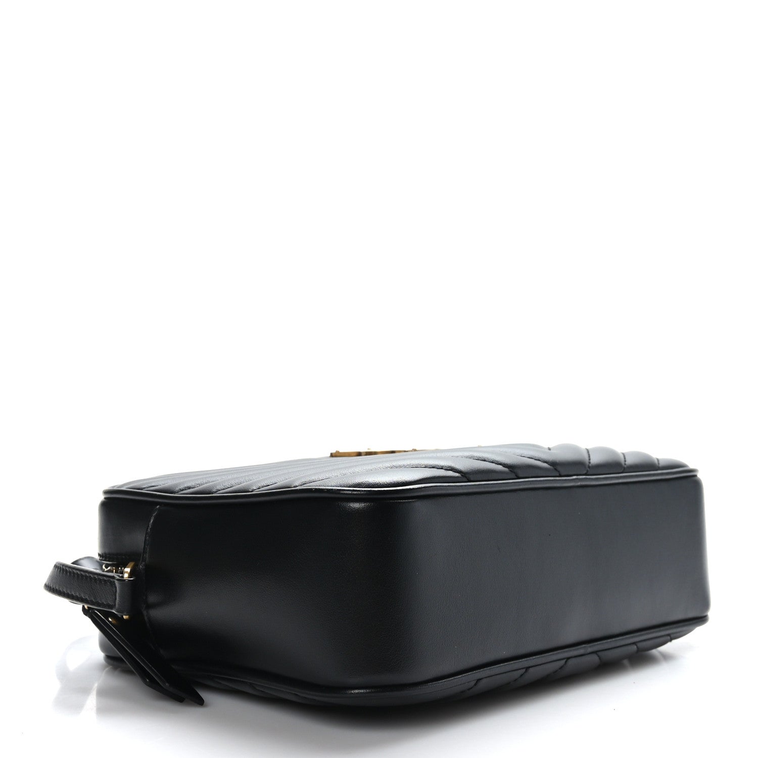 Saint Laurent Calfskin Matelasse Monogram Lou Camera Bag Black 4 of 9