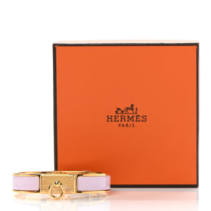 Hermes Enamel Clic Anneau Bracelet PM Rose Dragee 6 of 6