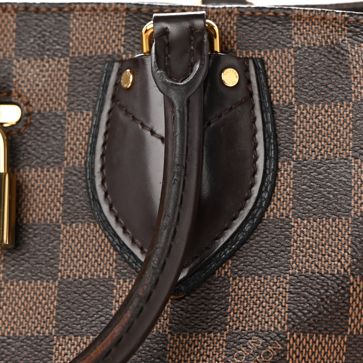 Louis Vuitton Cuir Taurillon Damier Ebene Normandy Black 16 of 25