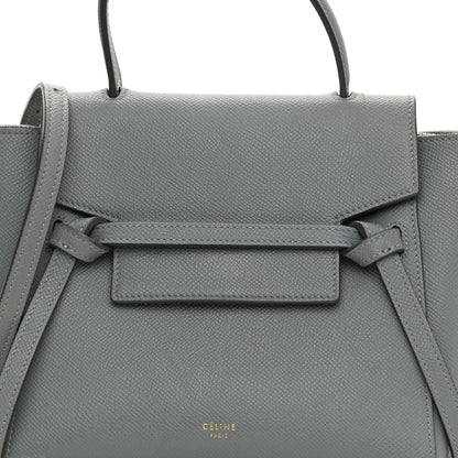 Celine Grained Calfskin Nano Belt Bag Grey 8 of 13