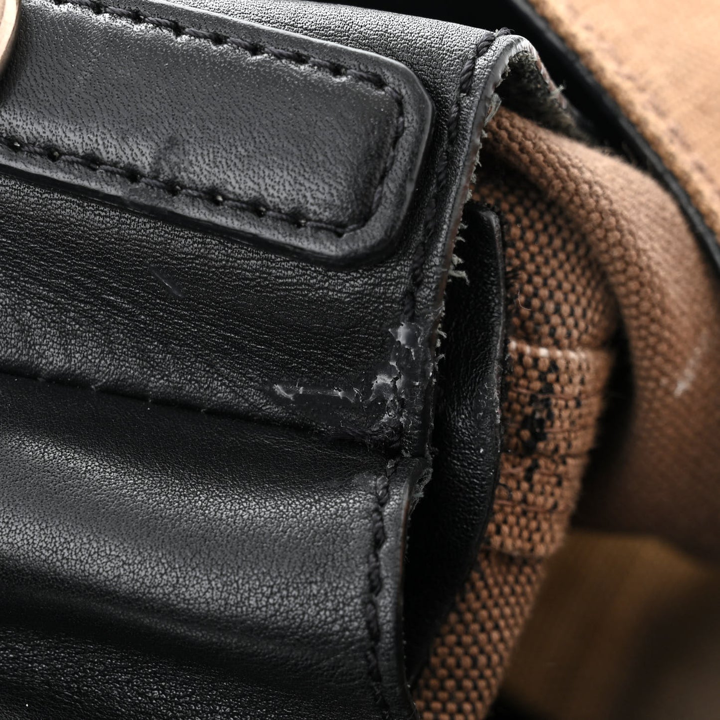 Canvas Mega Check Medium Ashby Hobo Black