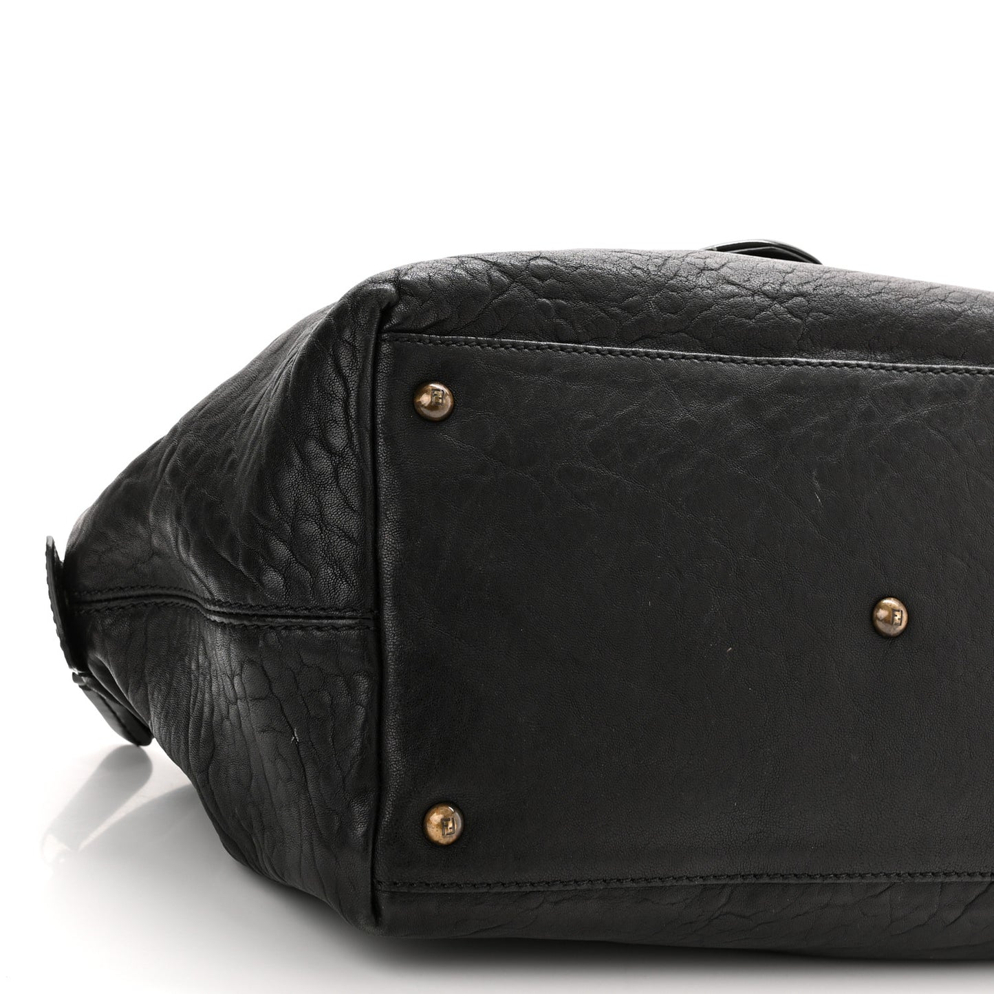 Nappa Patent B Buckle Tote Black