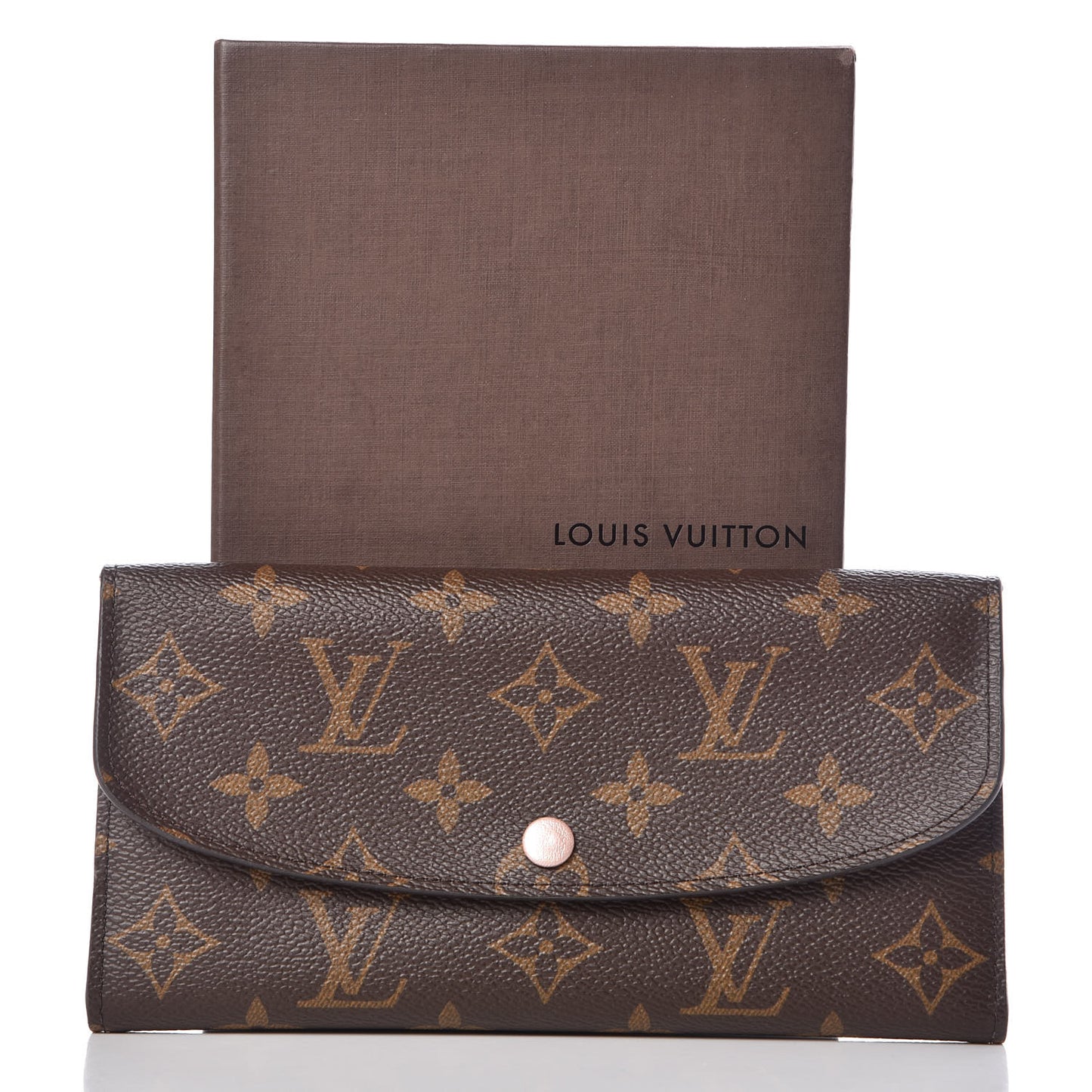 Monogram Emilie Wallet Rose Nacre