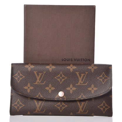 Louis Vuitton Monogram Emilie Wallet Rose Nacre 9 of 9
