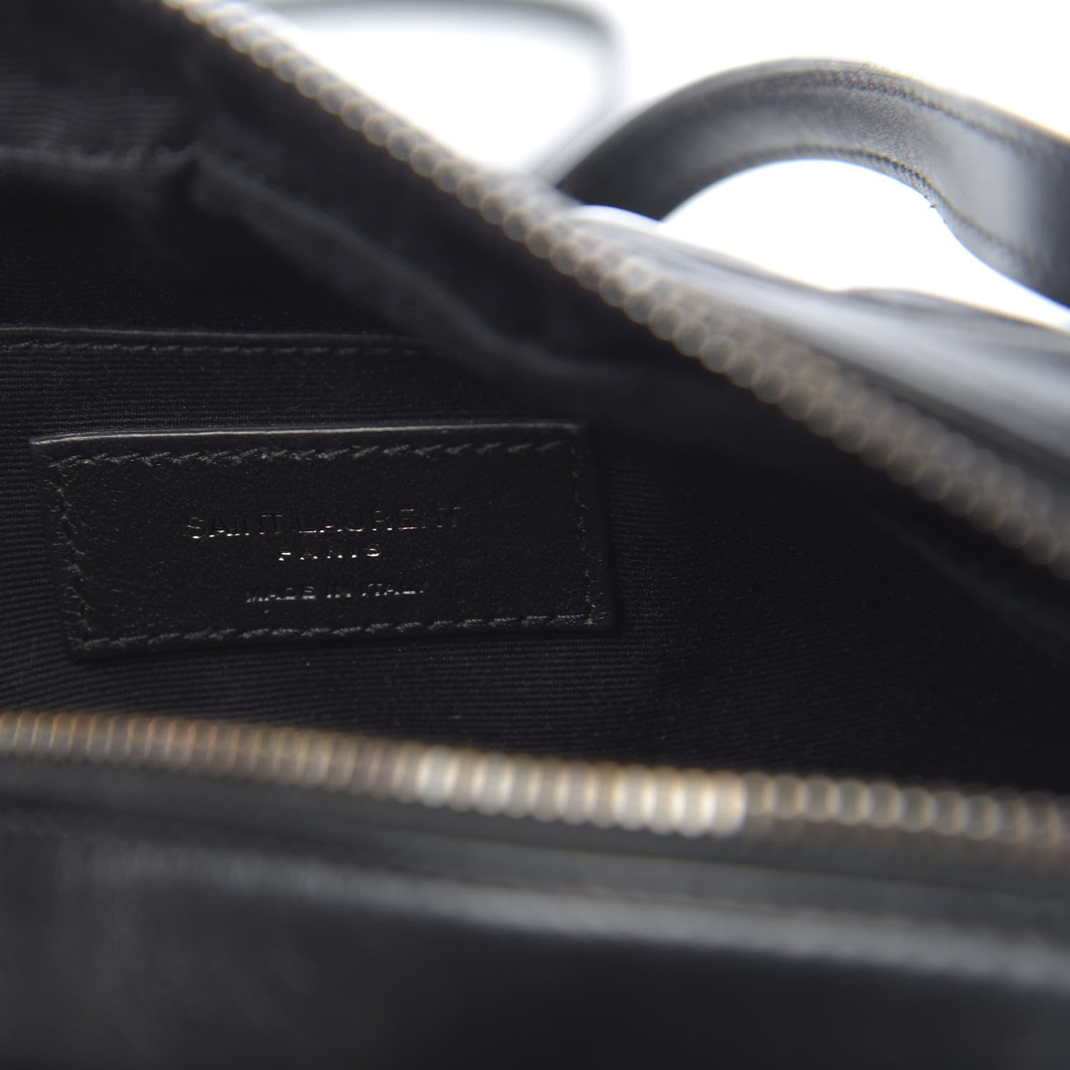 Saint Laurent Calfskin Matelasse Monogram Lou Camera Bag Black 6 of 9